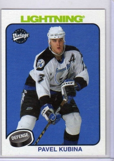 Kubina Pavel - Tampa Bay - UD Vintage 2001-2002 č.232