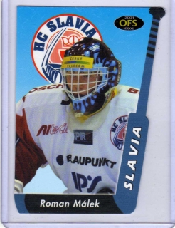 OFS 2001-2002 Insert G # G1 Málek Roman (G) - Slavia
