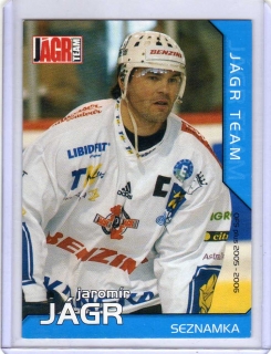 OFS 2005-2006 JÁGR TEAM Seznam karet # S15 Jágr Jaromír