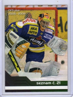 OFS 2005-2006 SEZNAM karet # S21 Jarina Kamil (G) - Zlín