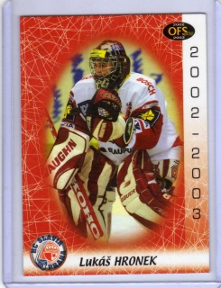 OFS 2002-2003 č.237 Hronek Lukáš (G) - Slavia