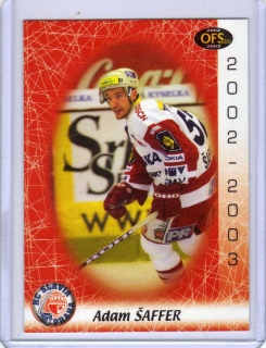 OFS 2002-2003 č.250 Šaffer Adam - Slavia