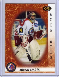 OFS 2002-2003 Dotisk č.349 Mařík Michal (G) - Třinec