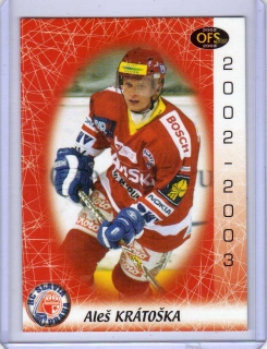 OFS 2002-2003 Dotisk č.348 Krátoška Aleš - Slavia