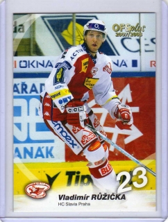 OFS 2007-2008 č.284 Růžička Vladimír - Slavia