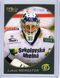 OFS 2007-2008 ÚSPĚŠNOST # U04 Mensator Lukáš (G) - K.Vary