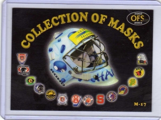 OFS 2002-2003 MASKS # M17-18 Hamrla Robert (G) / Kučera Marcel (G) - Plzeň/K.Vary