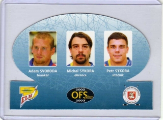 OFS 2002-2003 TRIO # T-8 Svoboda / Sýkora / Sýkora - Pardubice