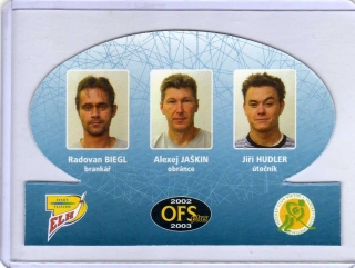 OFS 2002-2003 TRIO # T-20 Biegl / Jaškin / Hudler - Vsetín