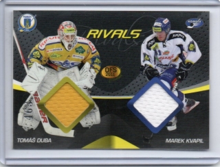 OFS Premium 2011 Double Rivals JERSEY 463/500 # R01 Duba Tomáš (G) / Kvapil Marek - Zlín/Brno 