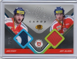 OFS Premium 2011 Double Identical Cards JERSEY 229/500 # J11 Starý Jan / Jillson Jeff - Pardubice