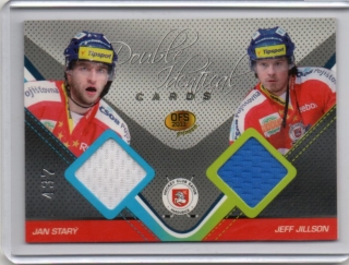 OFS Premium 2011 Double Identical Cards JERSEY 437/500 # J11 Starý Jan / Jillson Jeff - Pardubice