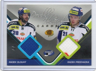 OFS Premium 2011 Double Identical Cards JERSEY 044/500 # J06 Dlouhý Radek / Procházka Radek - Brno
