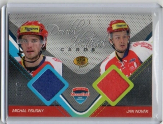 OFS Premium 2011 Double Identical Cards JERSEY 109/500 # J13 Pšurný Michal / Novák Jan - Č.Budějovice