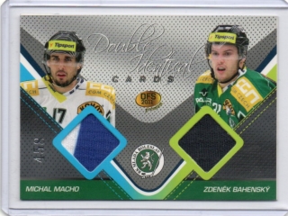 OFS Premium 2011 Double Identical Cards JERSEY 458/500 # J14 Macho Michal / Bahenský Zdeněk - Ml.Boleslav