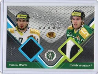 OFS Premium 2011 Double Identical Cards JERSEY 342/500 # J14 Macho Michal / Bahenský Zdeněk - Ml.Boleslav