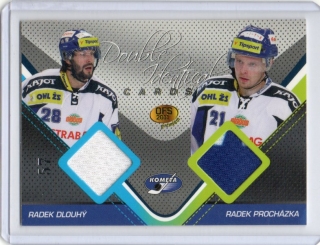 OFS Premium 2011 Double Identical Cards JERSEY 057/500 # J06 Dlouhý Radek / Procházka Radek - Brno
