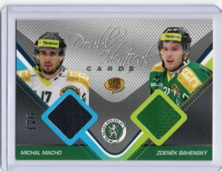 OFS Premium 2011 Double Identical Cards JERSEY 476/500 # J14 Macho Michal / Bahenský Zdeněk - Ml.Boleslav