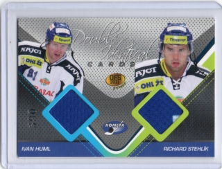 OFS Premium 2011 Double Identical Cards JERSEY 390/500 # J05 Huml Ivan / Stehlík Richard - Brno