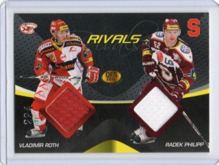 OFS Premium 2011 Double Rivals JERSEY 294/500 # R07 Roth Vladimír / Philipp Radek - Slavia / Sparta