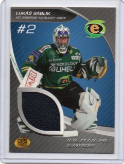 OFS 2009-2010 JERSEY # J20 Sáblík Lukáš (G) - K.Vary