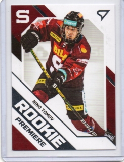 SportZoo ELH 2021-2022 ROOKIE Premiere # RP-1 Tomov Nino - Sparta