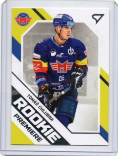 SportZoo ELH 2021-2022 ROOKIE Premiere # RP-7 Chlubna Tomáš - Č.Budějovice