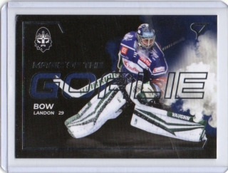 SportZoo ELH 2021-2022 Magic of the GOALIE # MG-18 Bow Landon (G) - Kladno