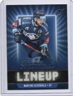 SportZoo ELH 2021-2022 STARTING LINE UP # SLU-54 Dzierkals Martins - Plzeň
