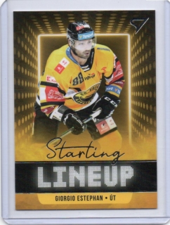 SportZoo ELH 2021-2022 STARTING LINE UP # SLU-71 Estephan Giorgio - Litvínov