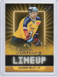 SportZoo ELH 2021-2022 STARTING LINE UP # SLU-78 Mallet Alexandre - Zlín