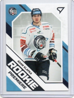 SportZoo ELH 2021-2022 ROOKIE Premiere # RP-13 Klapka Adam - Liberec