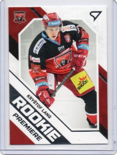 SportZoo ELH 2021-2022 ROOKIE Premiere # RP-17 Lang Kryštof - Hradec Kr.
