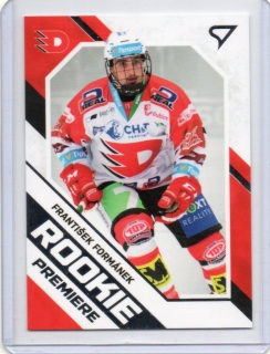 SportZoo ELH 2021-2022 ROOKIE Premiere # RP-20 Formánek František - Pardubice