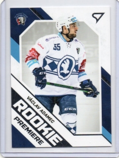 SportZoo ELH 2021-2022 ROOKIE Premiere # RP-26 Adamec Václav - Plzeň