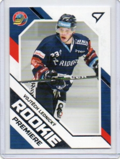 SportZoo ELH 2021-2022 ROOKIE Premiere # RP-28 Lednický Vojtěch - Vítkovice