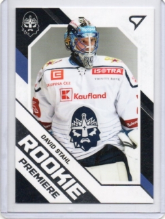 SportZoo ELH 2021-2022 ROOKIE Premiere # RP-33 Stahl David (G) - Kladno
