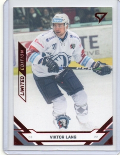 SportZoo ELH 2021-2022 RED x/49 # 330 Lang Viktor - Plzeň
