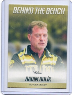 OFS 2016-2017 BEHIND THE BENCH x/100 # BB-5 Rulík Radim - Litvínov