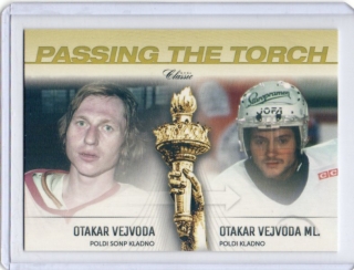 OFS 2016-2017 PASSING THE TORCH x/100 # PT-6 Vejvoda Otakar / Vejvoda Otakar ml. - Kladno / Kladno