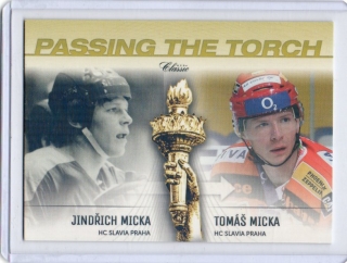 OFS 2016-2017 PASSING THE TORCH x/100 # PT-11 Micka Jindřich / Micka Tomáš - Slavia / Slavia
