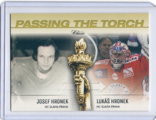 OFS 2016-2017 PASSING THE TORCH x/100 # PT-18 Hronek Josef / Hronek Josef (G) - Slavia / Slavia