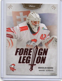 OFS 2020-2021 FOREIGN LEGION Red x/55 # Konrád Branislav (G) - Olomouc