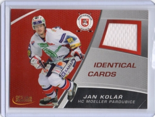 OFS 2008-2009 JERSEY # J17 Kolář Jan - Pardubice