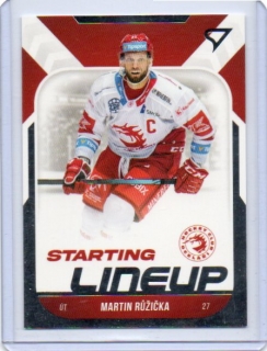 SportZoo ELH 2022-2023 Starting LINE UP Base # SL-04 Růžička Martin - Třinec