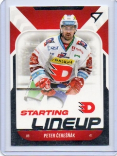 SportZoo ELH 2022-2023 Starting LINE UP Base # SL-32 Čerešňák Peter - Pardubice