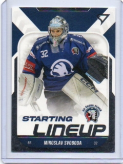 SportZoo ELH 2022-2023 Starting LINE UP Base # SL-49 Svoboda Miroslav (G) - Plzeň