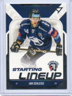 SportZoo ELH 2022-2023 Starting LINE UP Base # SL-54 Schleiss Jan - Plzeň