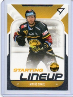 SportZoo ELH 2022-2023 Starting LINE UP Base # SL-77 Sukel Matúš - Litvínov