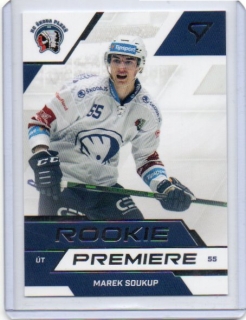 SportZoo ELH 2022-2023 ROOKIE Premiere Base # PR-23 Soukup Marek - Plzeň